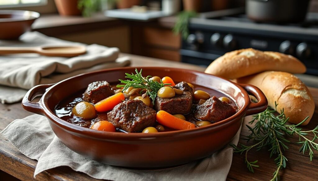 découvrez la recette traditionnelle et facile du boeuf bourguignon de grand-mère, un plat savoureux et authentique pour régaler toute la famille.