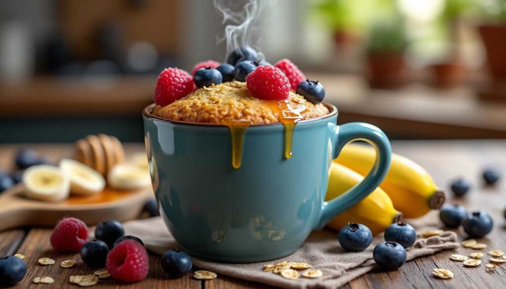 découvrez une recette rapide et facile de cake mug healthy, légère et gourmande, parfaite pour une pause sucrée sans culpabilité.