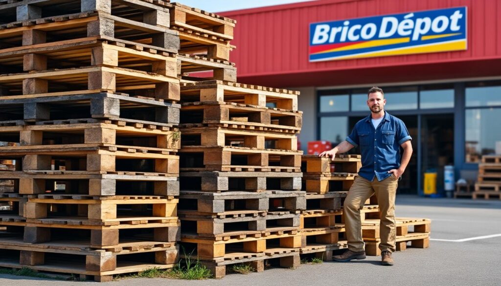 découvrez comment récupérer facilement des palettes en bois gratuites chez brico dépôt pour vos projets de bricolage et de décoration.
