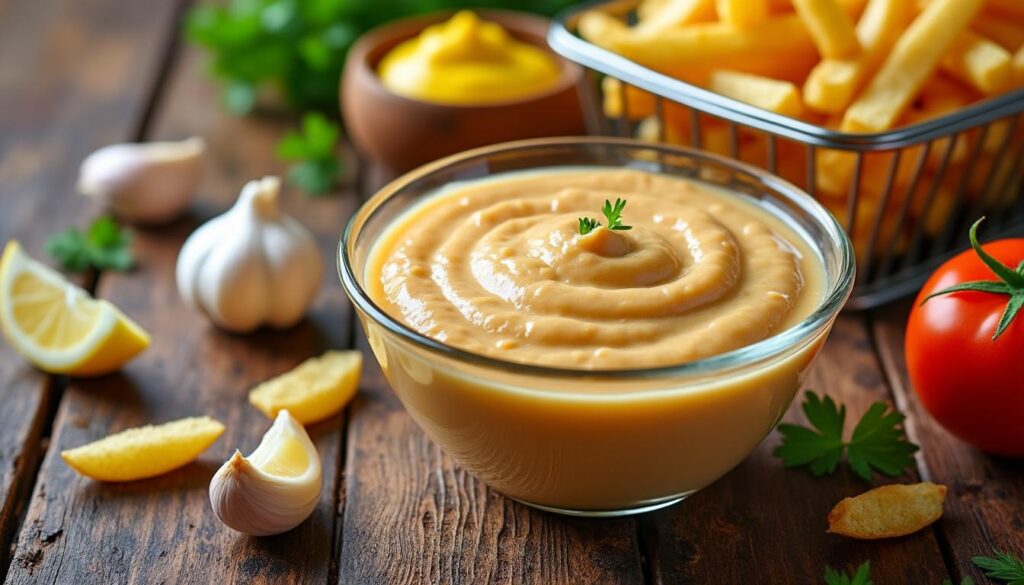 découvrez notre recette facile de sauce pomme frite maison avec des ingrédients clés pour accompagner vos frites à la perfection.