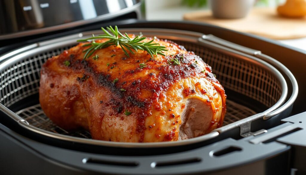 découvrez comment préparer un rôti de porc tendre et savoureux à l'air fryer grâce à notre recette facile et conseils pour une cuisson parfaite.
