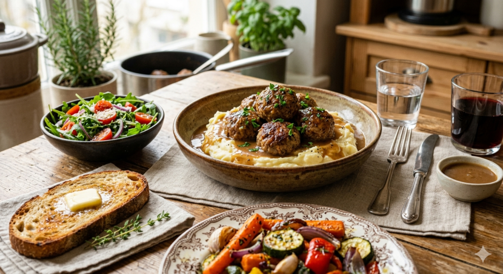 Accompagner des boulettes de viande