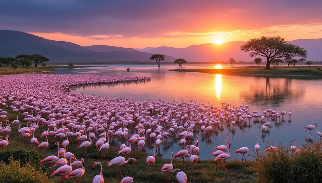 découvrez le lac nakuru au kenya avec notre guide complet : faune sauvage, paysages spectaculaires et conseils pratiques pour visiter le parc national en toute sérénité.