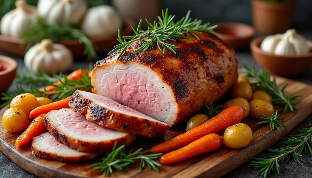 découvrez une recette simple et rapide pour préparer une échine de porc savoureuse au four, idéale pour un repas gourmand sans prise de tête.