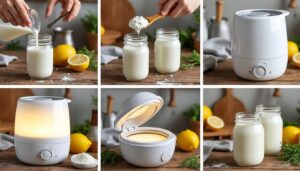 découvrez notre recette facile de yaourt maison préparée étape par étape avec une yaourtière, pour un dessert naturel et savoureux à la portée de tous.