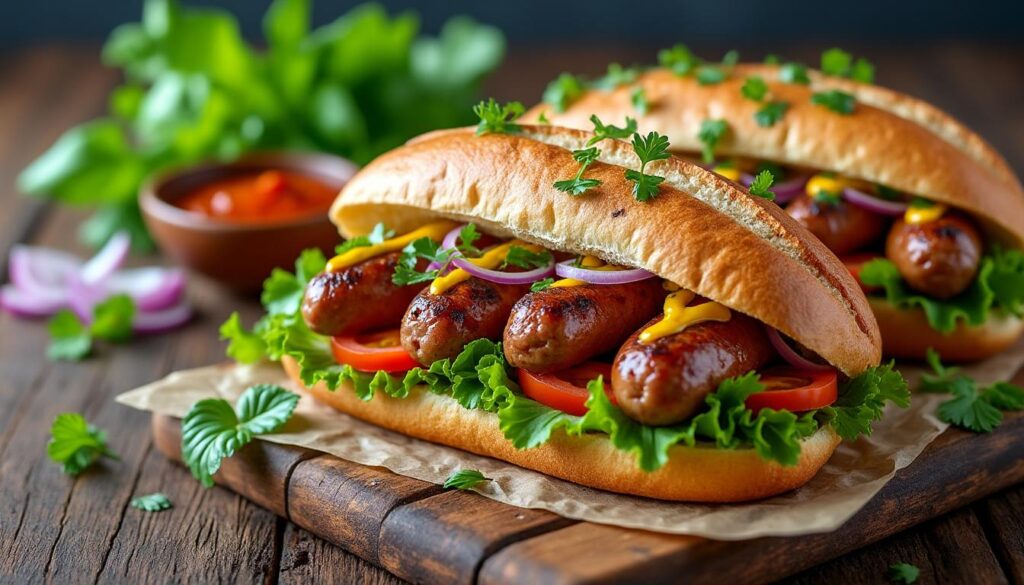 découvrez notre recette facile et savoureuse de sandwich merguez, idéale pour un repas rapide et plein de saveurs. préparez un délice épicé en quelques minutes !
