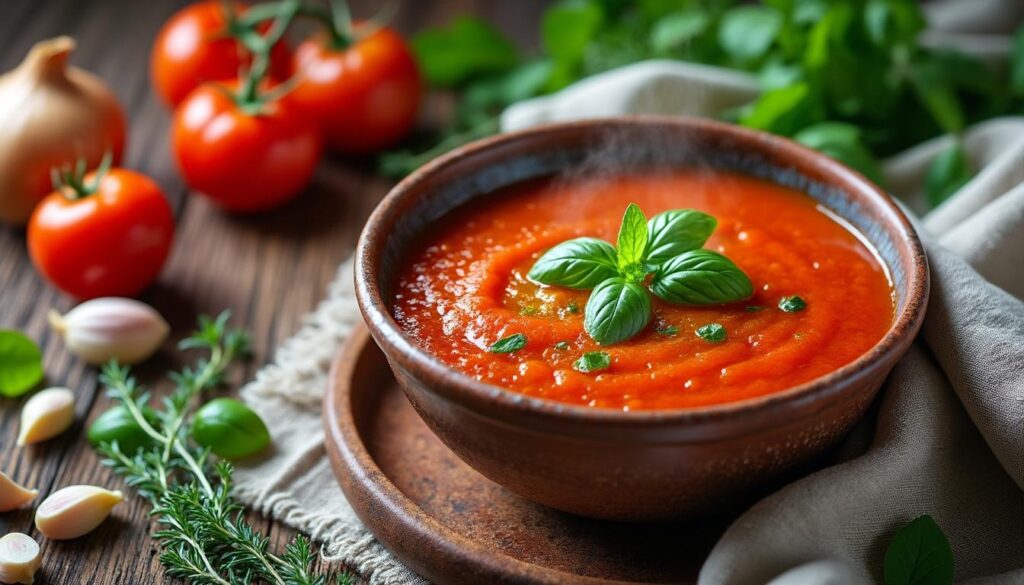 découvrez la recette de soupe à la tomate grand-mère, facile et authentique à préparer pour un repas chaleureux et savoureux.