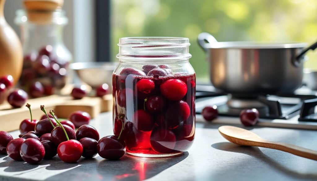 découvrez une recette facile et rapide pour préparer des cerises amarena maison, parfaites pour sublimer vos desserts et cocktails.