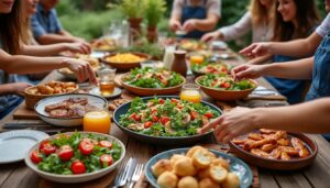 découvrez nos idées de repas simples et conviviales pour régaler 20 personnes. des recettes faciles à préparer pour des moments chaleureux en famille ou entre amis.