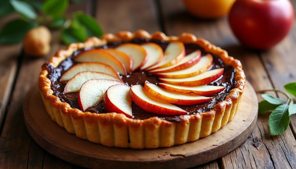 découvrez la recette facile et gourmande de la tarte poire chocolat de cyril lignac, parfaite pour un dessert délicieux et raffiné.