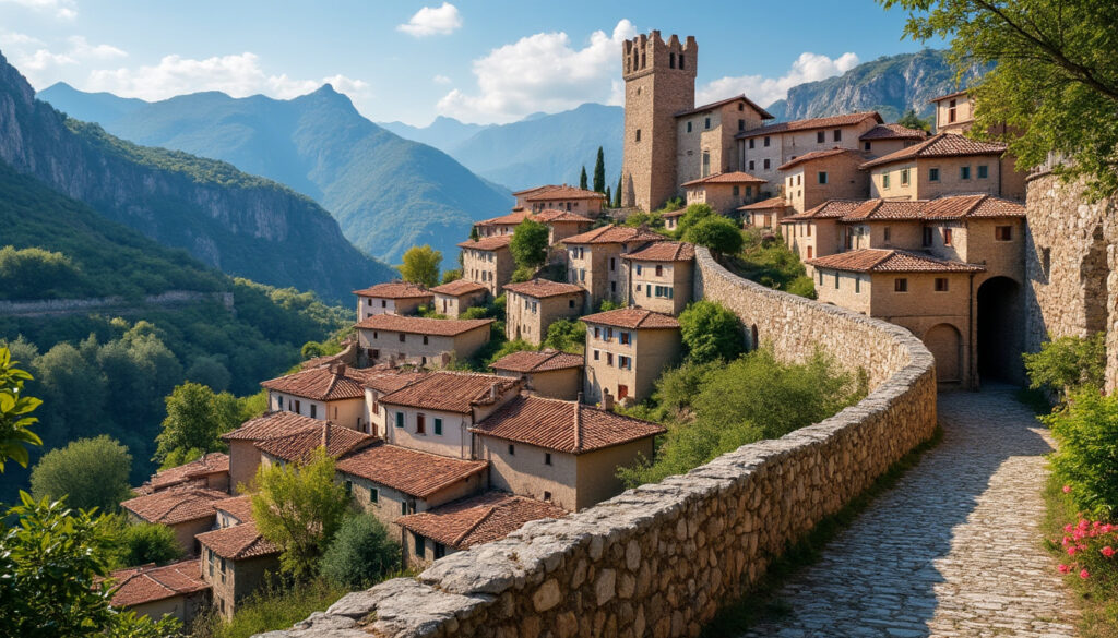 découvrez ainsa en aragon, un village médiéval authentique niché au cœur d'une nature préservée, idéal pour les amateurs d'histoire et de paysages naturels.
