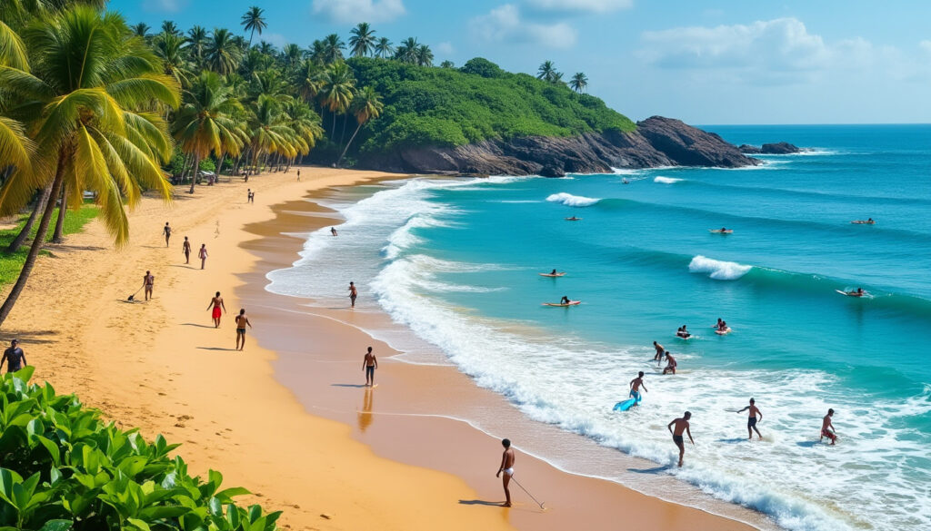 découvrez hiriketiya au sri lanka, une plage paradisiaque idéale pour le surf. notre guide complet vous accompagne pour profiter au mieux de ce spot incontournable, entre détente et aventures nautiques.