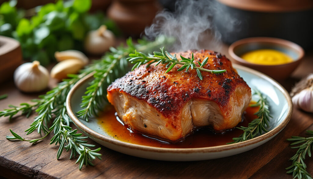 découvrez la recette traditionnelle de joue de porc façon grand-mère, une préparation fondante et facile à réaliser pour un plat savoureux et réconfortant.