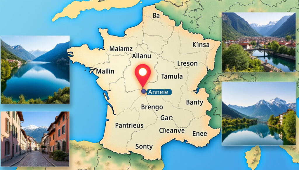 découvrez la localisation d'annecy sur la carte de france ainsi que des informations clés sur cette ville charmante, son histoire, ses attractions et sa culture.