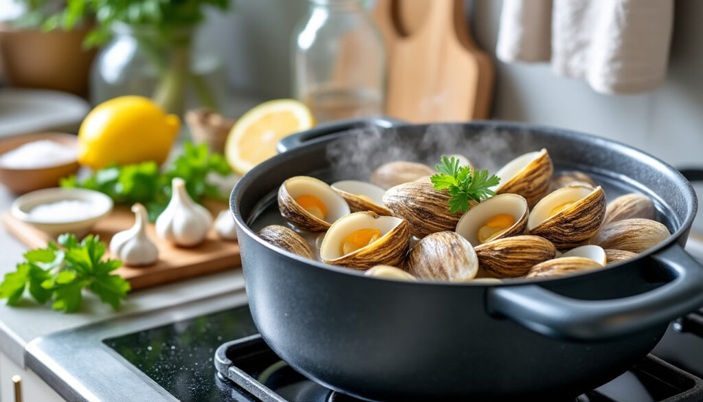 découvrez une méthode rapide et efficace pour la cuisson des coques, avec des astuces simples pour réussir à coup sûr vos fruits de mer tout en préservant leur saveur et leur texture.