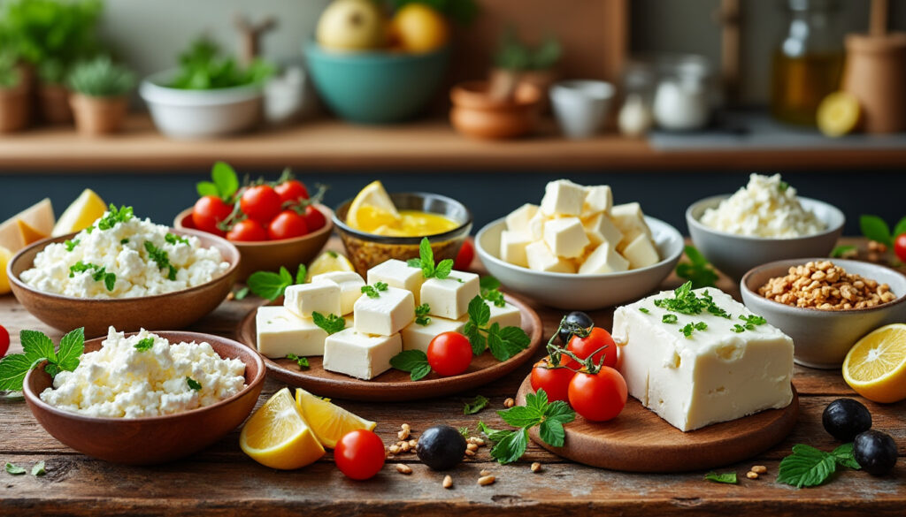 découvrez 7 alternatives savoureuses et faciles pour remplacer la feta dans vos recettes, afin d'apporter variété et gourmandise à vos plats.