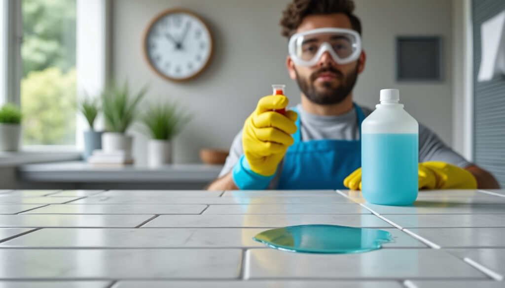 découvrez combien de temps laisser agir l’acide chlorhydrique sur le carrelage, les précautions à prendre et les erreurs à éviter pour préserver vos surfaces.