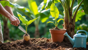 découvrez comment faire pousser un bananier sans graine grâce à une méthode simple et efficace à partir d’un rejet, pour réussir sa culture chez vous.