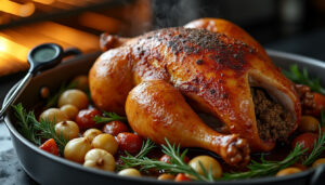 découvrez le temps de cuisson idéal du rôti de chapon farci au four et nos astuces pour obtenir une viande tendre, juteuse et parfaitement dorée.